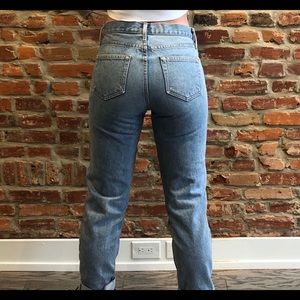 Light blue brandy Melville light blue mom jeans